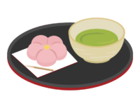 和菓子とお茶